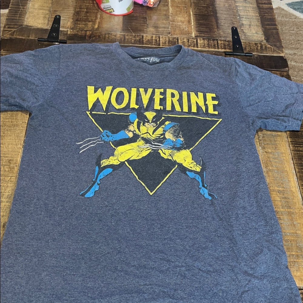 Marvel Wolverine Graphic Tee - Blue & Yellow